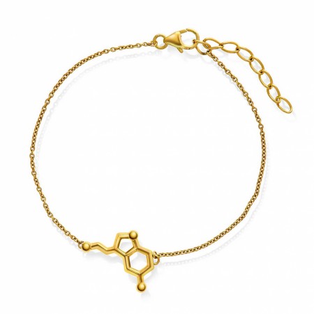 Sandra Lyng x Pan Jewelry - Armbånd i forgylt sølv serotonin, GLEDE