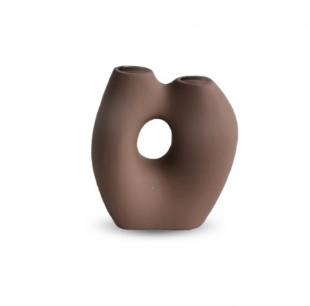 FORHÅNDSBESTILLING! Cooee Design - Frodig Vase H20cm, Hazelnut