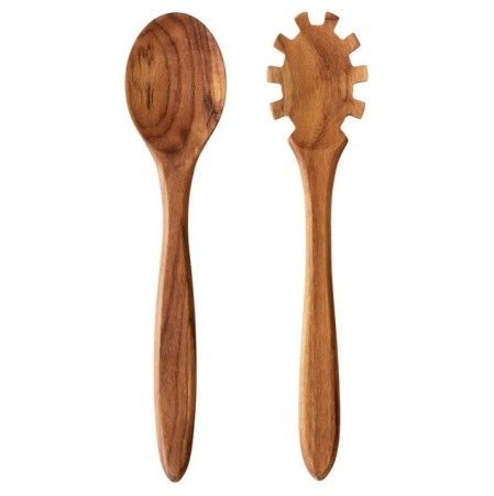 Aida - RAW Salatbestikk i teak, 2 deler