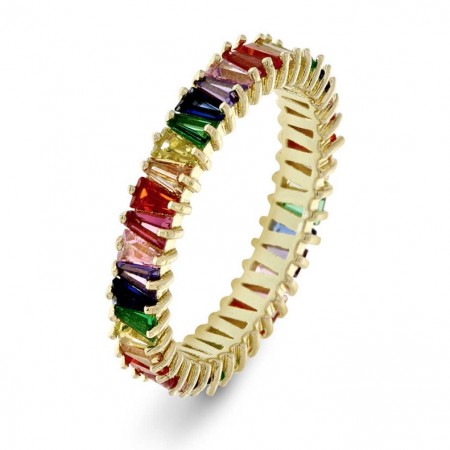 Pan Jewelry - Janne Formoe Ring i farget cz