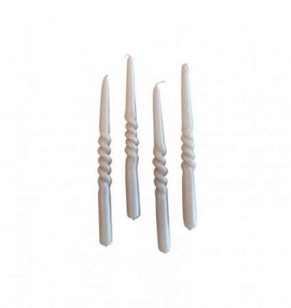 Specktrum - Pearl Stakelys - 4 stk - Nude Pearl - Halv snurr