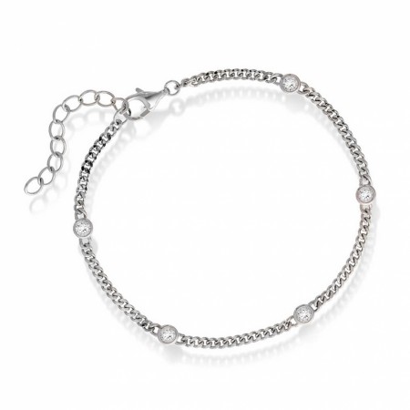 Pan Jewelry - Armbånd i sølv med hvit zirkonia