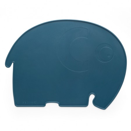 Sebra - Dekkebrikke i silikon, Elefanten Fanto, Nordic Blue
