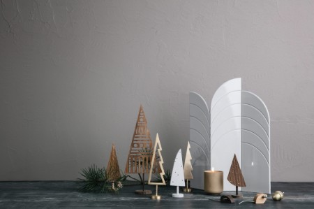 Ferm Living - Winterland Tree Outline, Messing