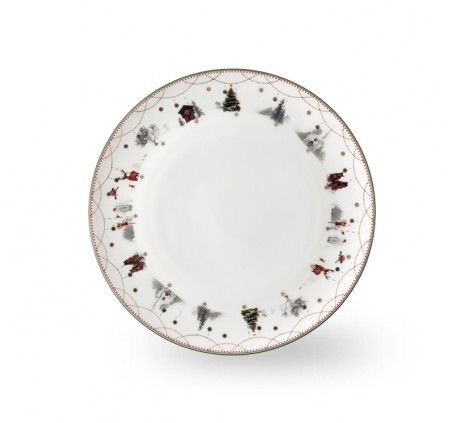 Wik & Walsøe - Julemorgen Tallerken, 20cm