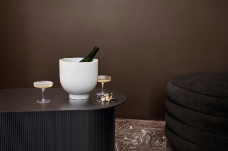 Forhåndsbestilling! Ferm Living - Alza Champagnekjøler, Marmor