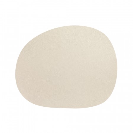 Aida RAW - Bordbrikke 41x33,5 cm - Warm nude - 95 % Resirkulert skinn
