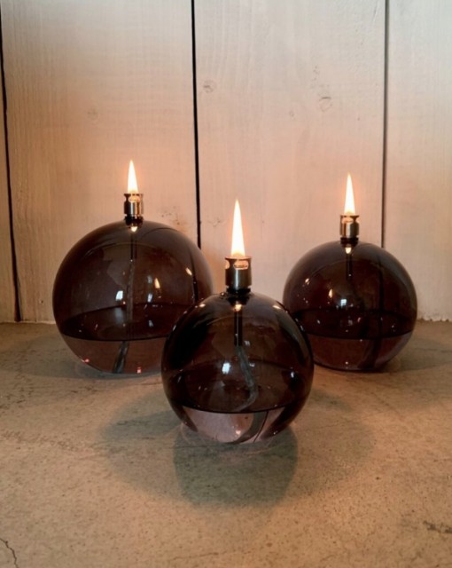 Peri Living - Oljelampe Ball Smoke, Small