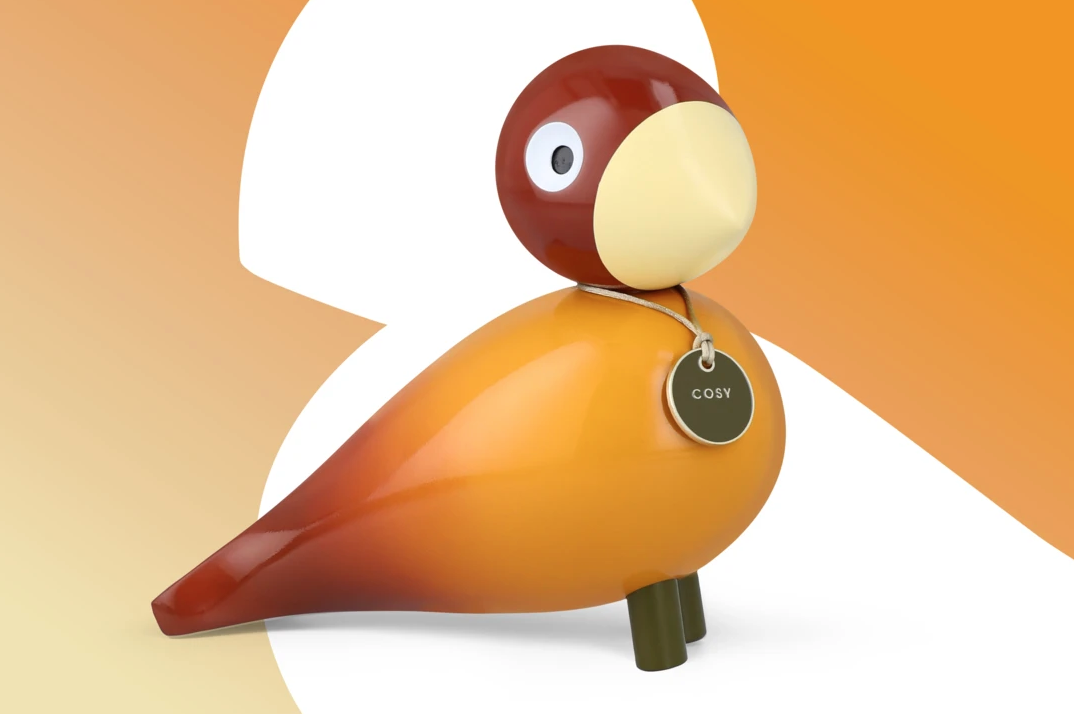 Cosy Story Bird, H15,5