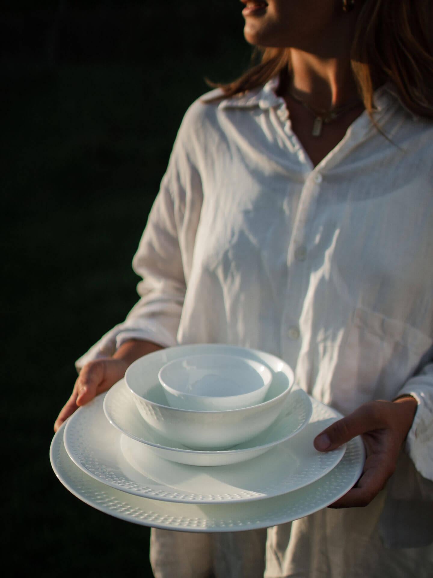 Wik & Walsøe Snø asjett, 20 cm