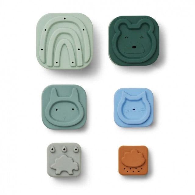 Zuzu Stablekopper, Dove Blue Multi Mix