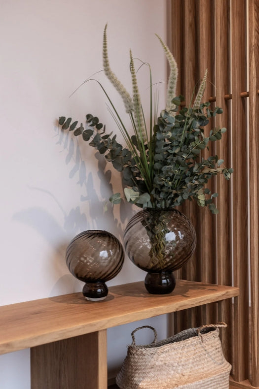 Meadow Swirl Vase Large, Topaz