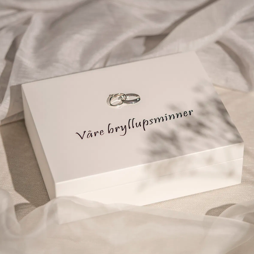 Skrin "Våre bryllupsminner"
