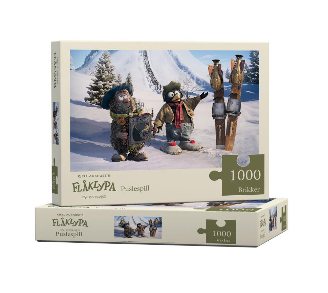 Flåklypa puslespill «rekorden», 1000 brikker