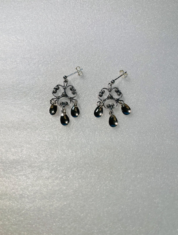 Fjordsylv Ørepynt medium, oksidert