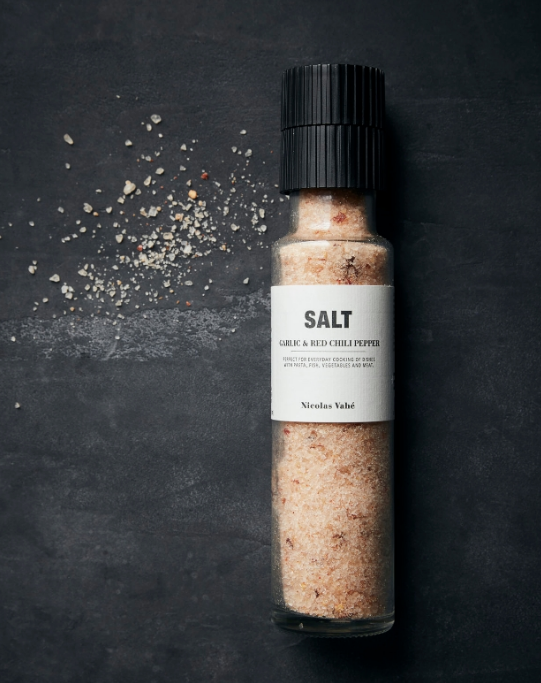 Salt, Garlic & Red chilli pepper