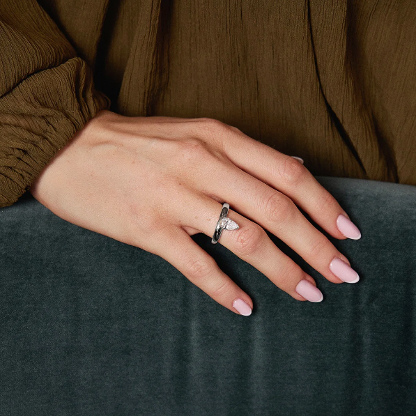 Embrace ring i sølv