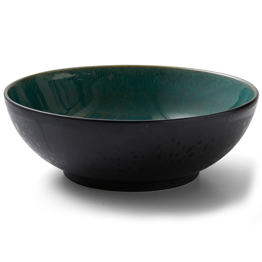 Salatbolle 30cm, Svart/grønn