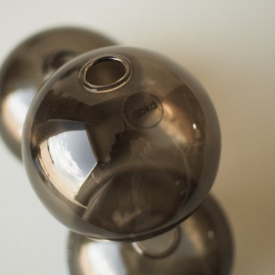 Ball Vase Ø10, Brown