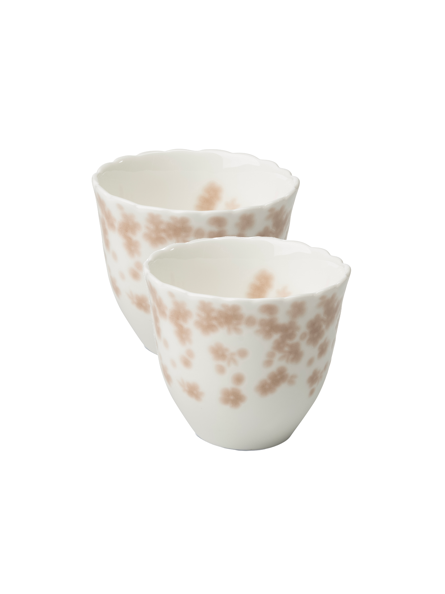 Slåpeblom rosa kopp uten hank 20 cl, 2 pk