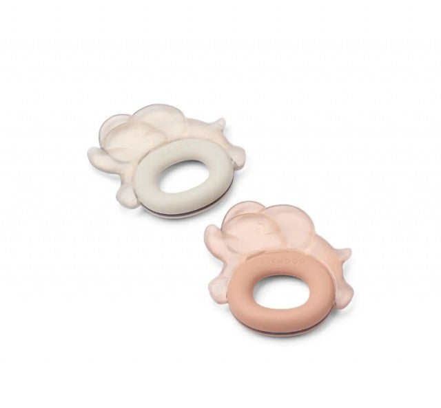 Rita Elefant Kjølende Biteleke 2pk, Pale Tuscany/Sandy