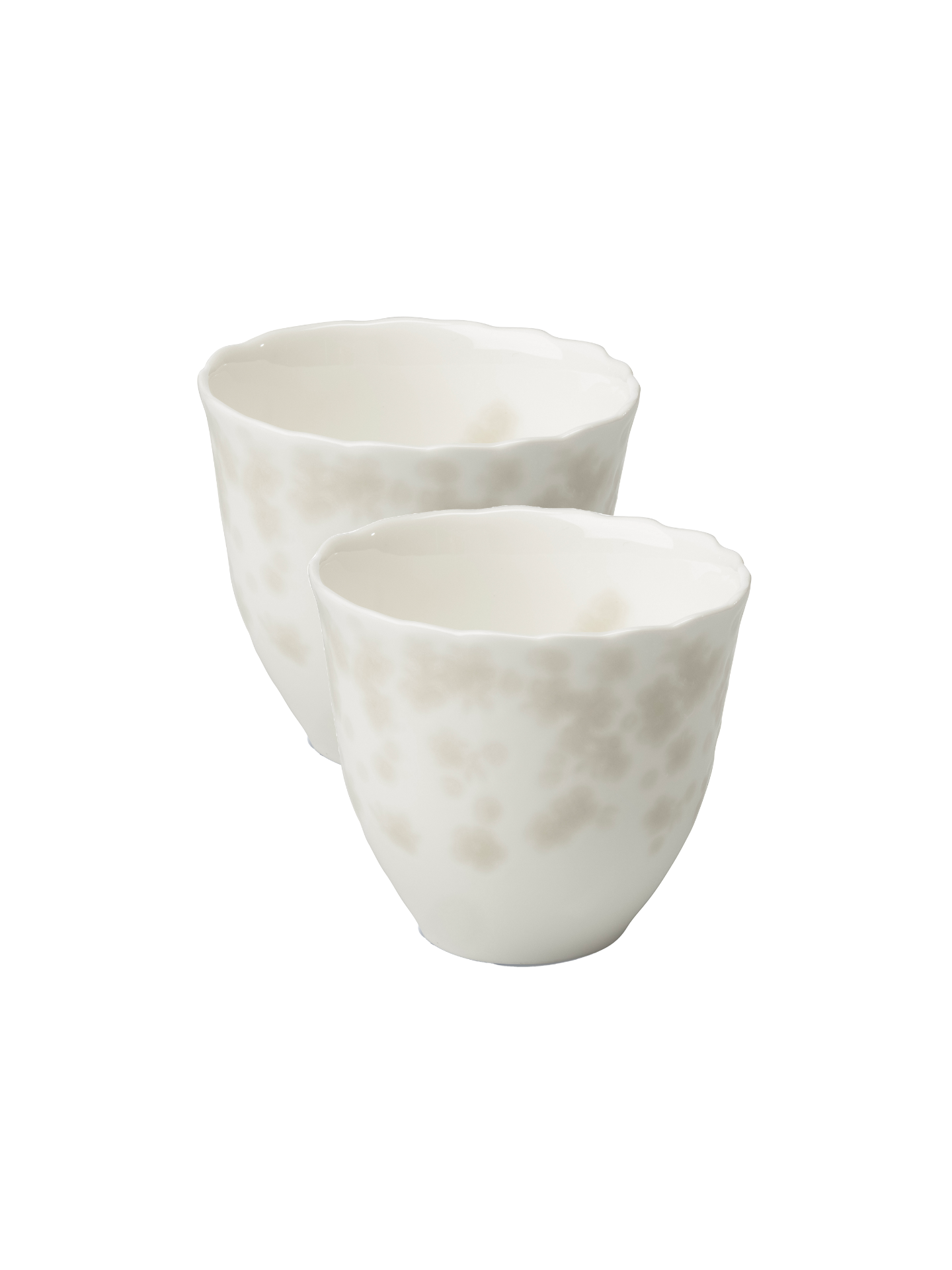 Slåpeblom varmgrå kopp uten hank 20 cl, 2 pakk