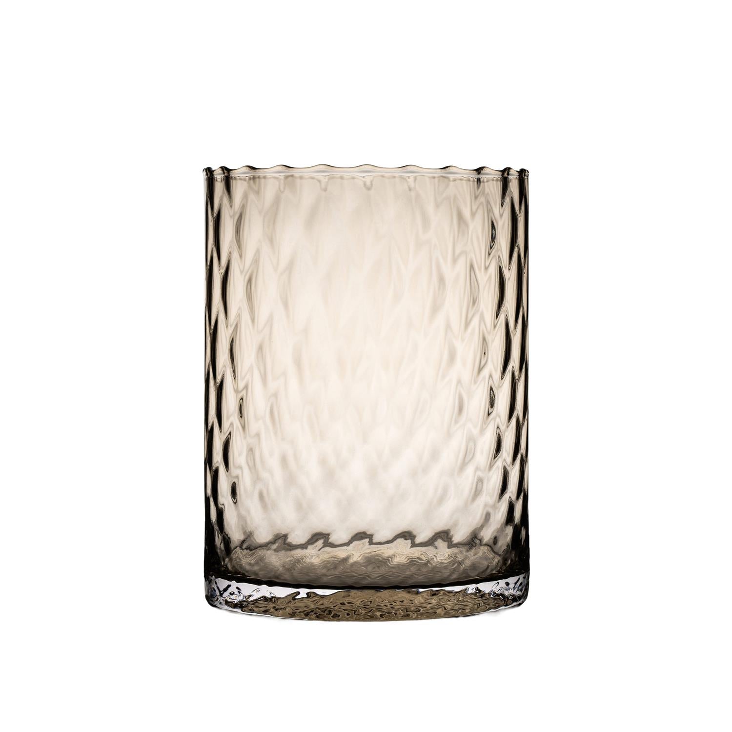 Harlekin Lykt/Vase 24cm, Topaz