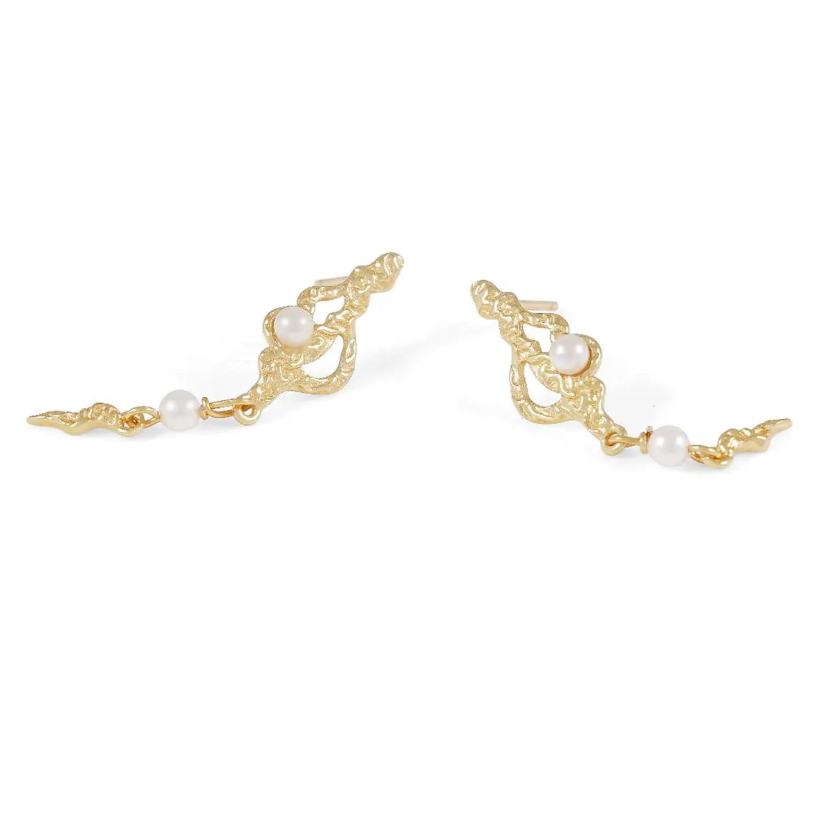 LINE PEARL FORGYLTE ØREDOBBER