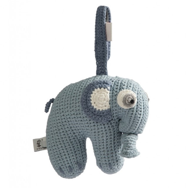 Heklet musikkuro, Elefanten Fanto, Blå