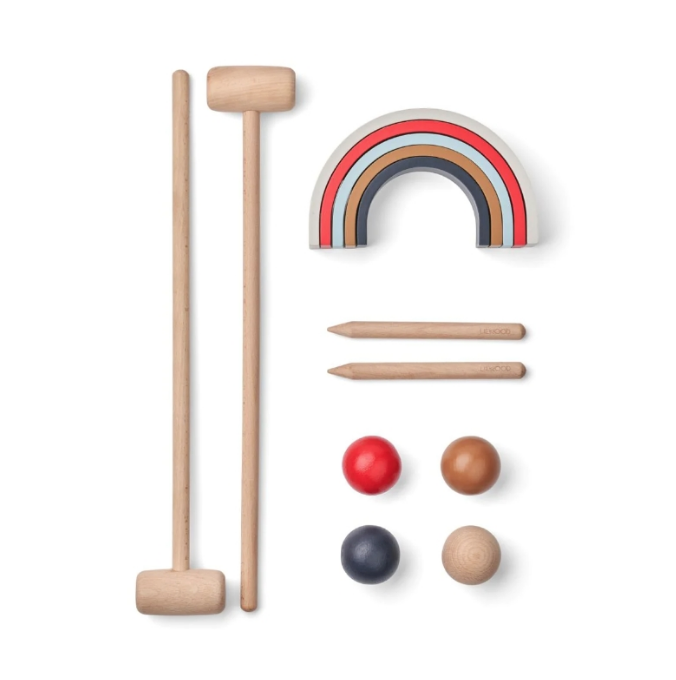 LIEWOOD - ALEN CROQUET SETT, SEA BLUE MULTI MIX