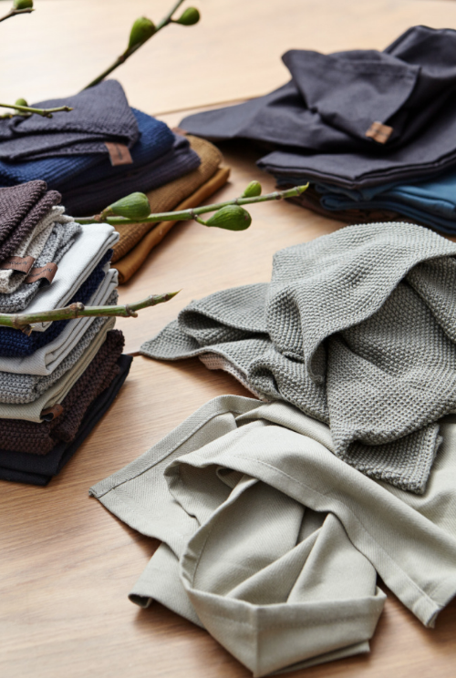 STRIKKET KJØKKENKLUT, STONE