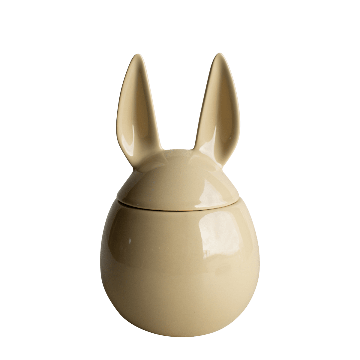 Eating Rabbit Large, Shiny Yellow