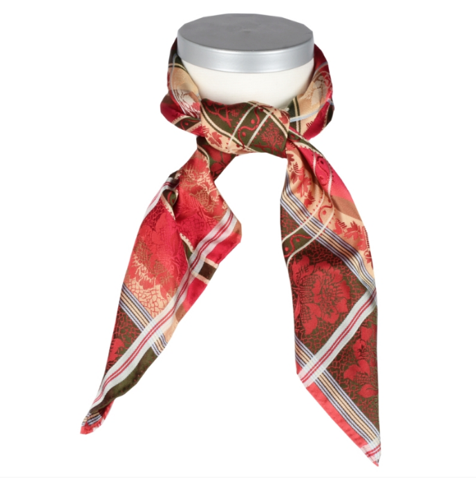 EUFEMIA SILKESKJERF, 70X70 CM