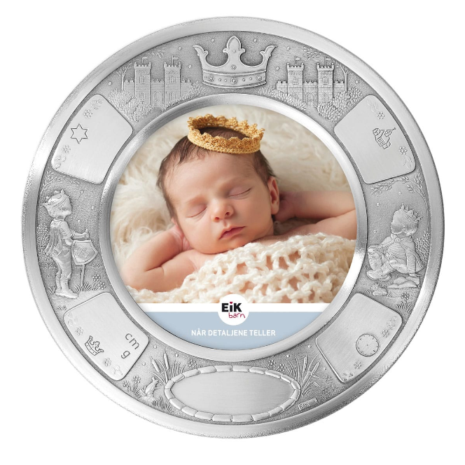 Dåpsramme i tinn, Prins