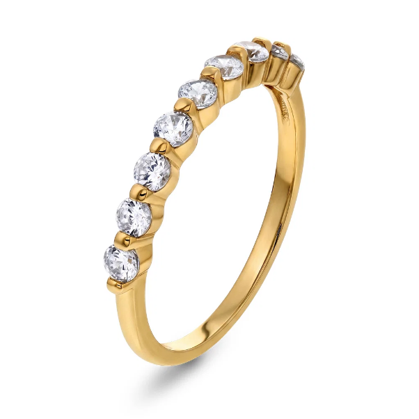 Starlight Ring i forgylt sølv
