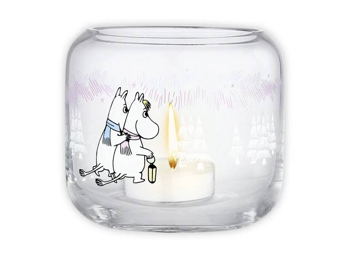 Mummi telysholder 8 cm, EN FROSTKLAR DAG