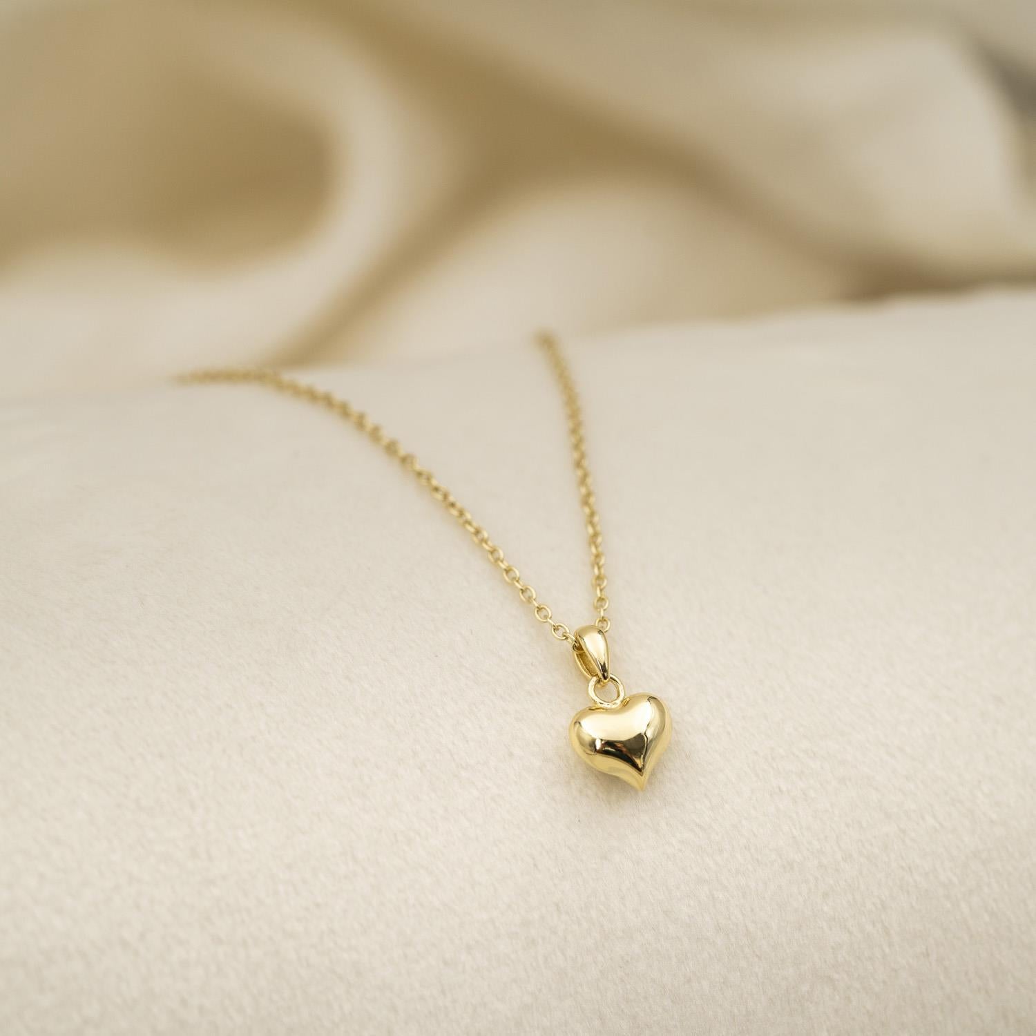 Prins & Prinsesse Smykke i forgylt sølv med hjerte