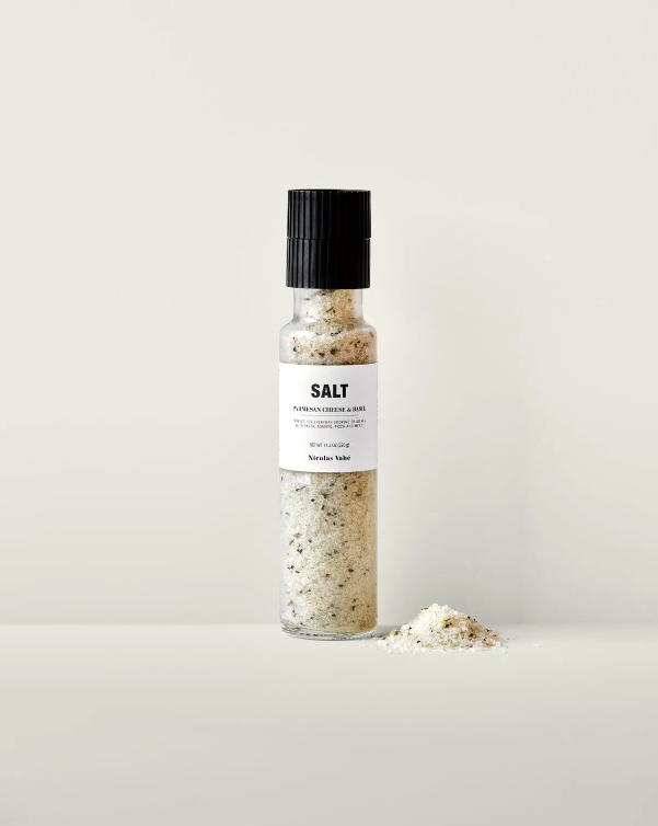 Salt, Parmesan cheese & Basil