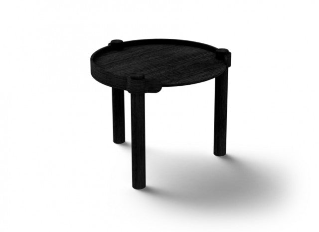 Woody Bord Ø45cm, Sort