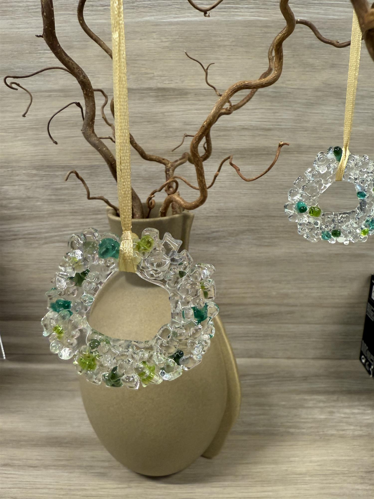 Juletrepynt krans 2025, grønn