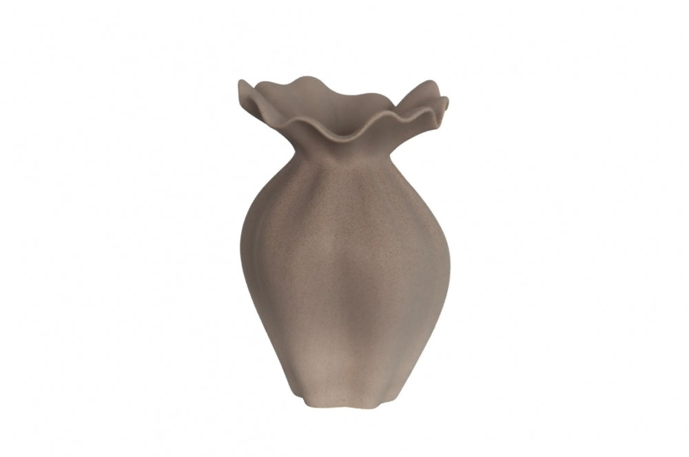 Nellie Vase Medium, Brown