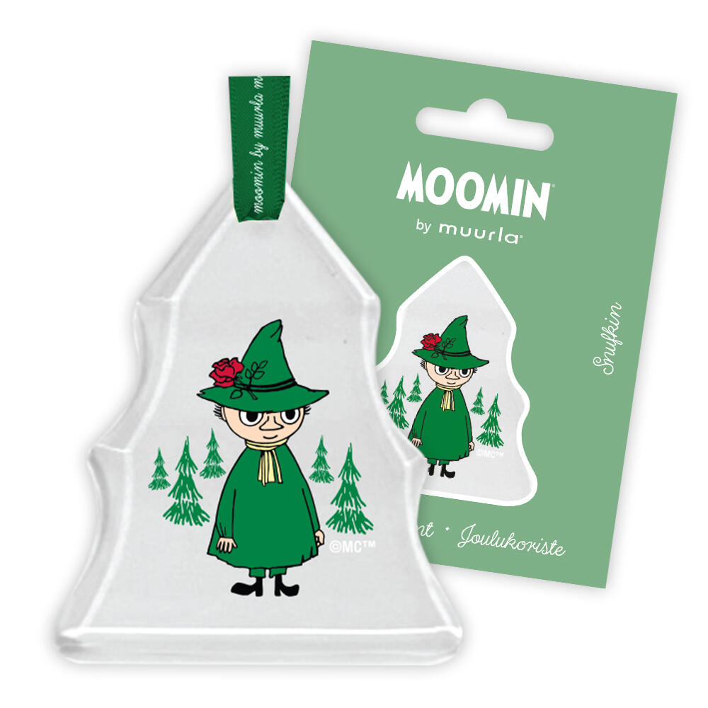 Mummi glassdekor 8 cm, Snusmumrikken