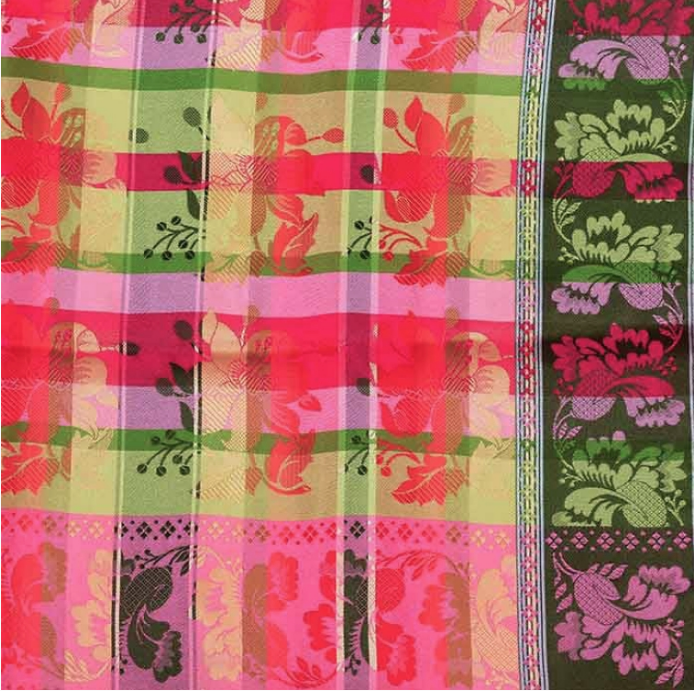 GABRIELLA SILKESKJERF, 70X70CM