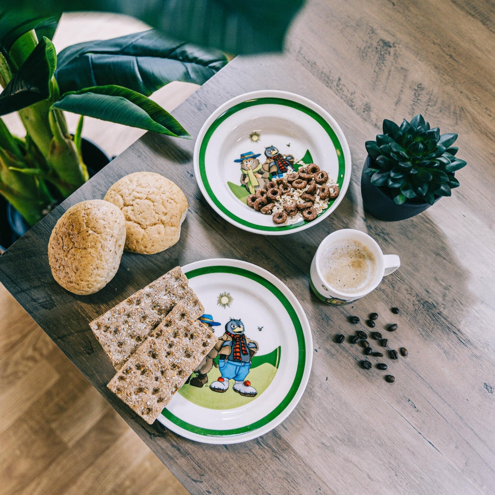 FLÅKLYPA BARNESERVISE 3 DELER, LUDVIG & SOLAN