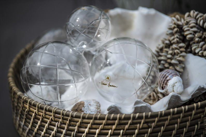 LUX dekorkule 12 cm, Clear