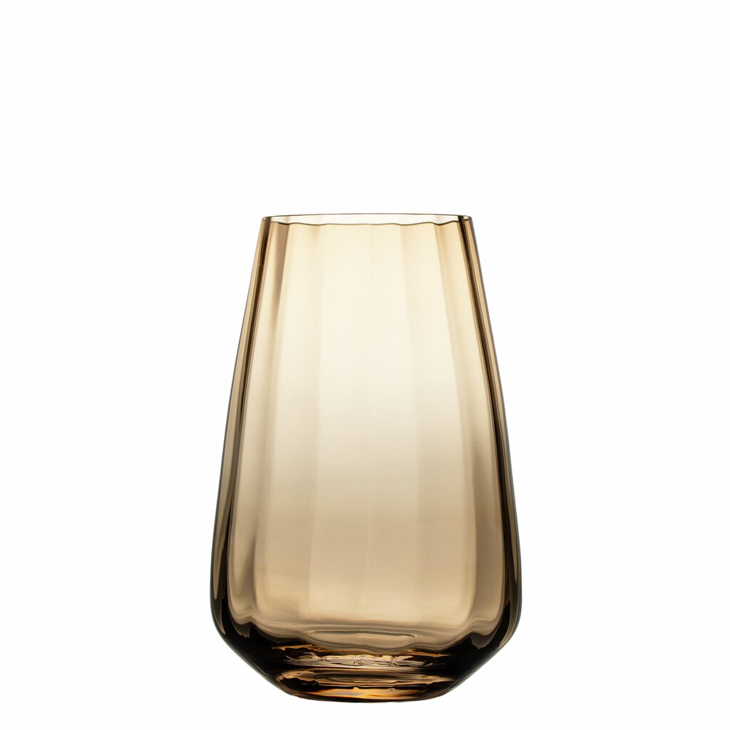 Optique Vase 17 cm, Light Topaz