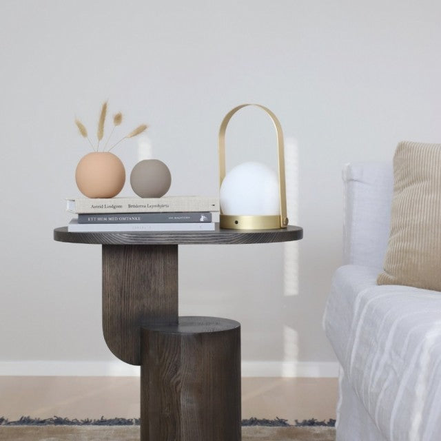 Ball Vase 10cm, Cafe Au Lait