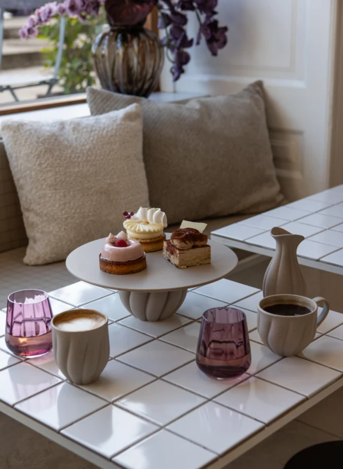Meadow Drikkeglass, Plum