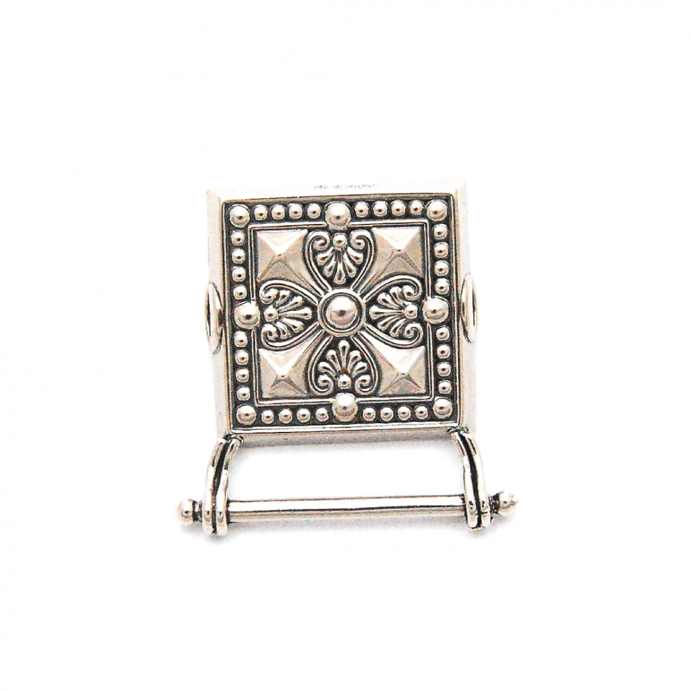 Fjordsylv Veskestøl med bred hempe, oksidert