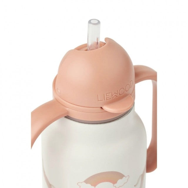 Kimmie Drikkeflaske m/håndtak 250ml, Dream/Ecru